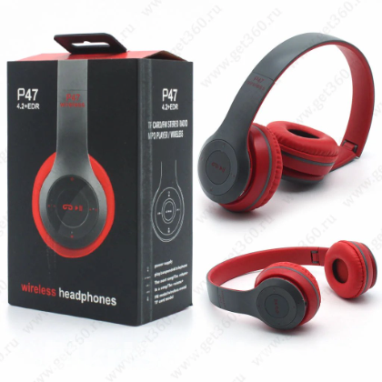 P47 Bluetooth wireless headphones.